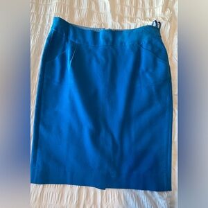 J. Crew Blue Pencil Skirt
